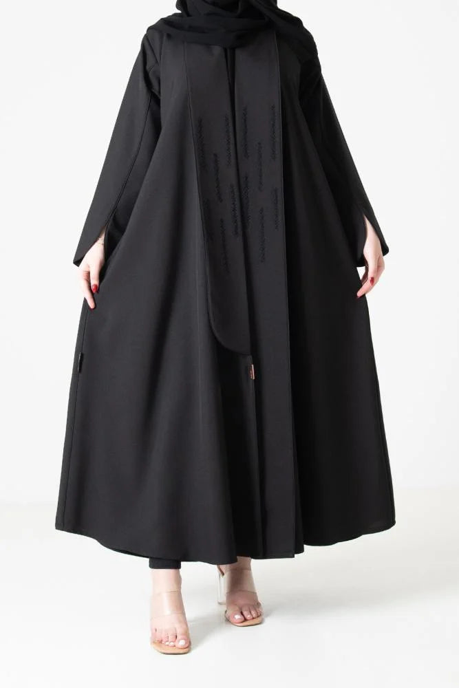 عباية لف من الكريب M5436