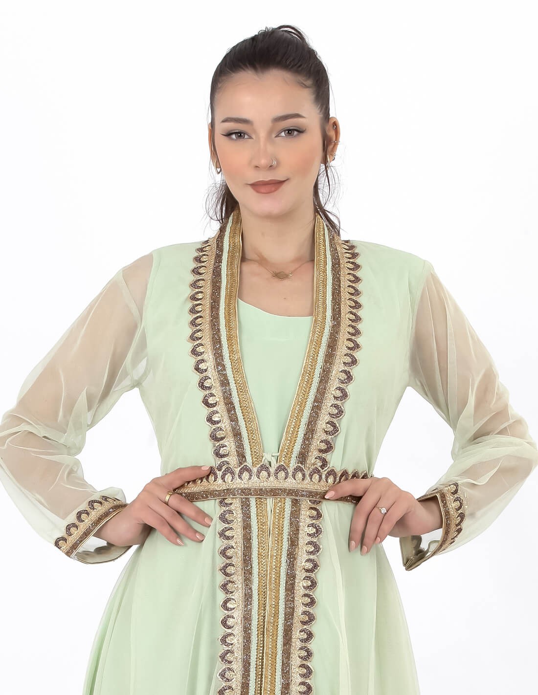 جلابية سهرة خليجي