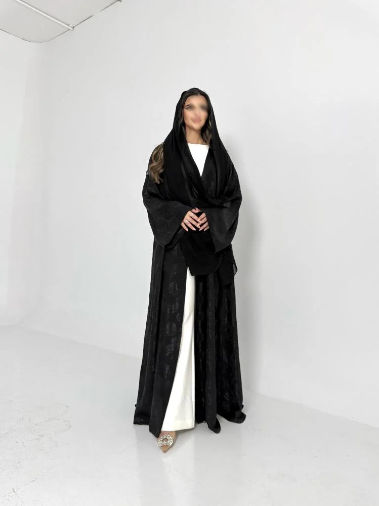 عباية حرير جاكار قصة ربع بشت