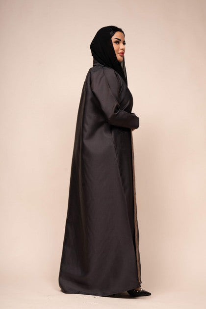 عباية جاكيت تفته اسود