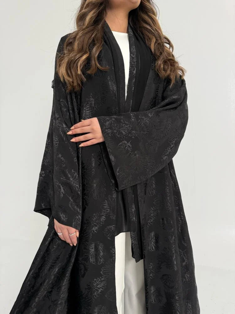 عباية حرير جاكار قصة ربع بشت