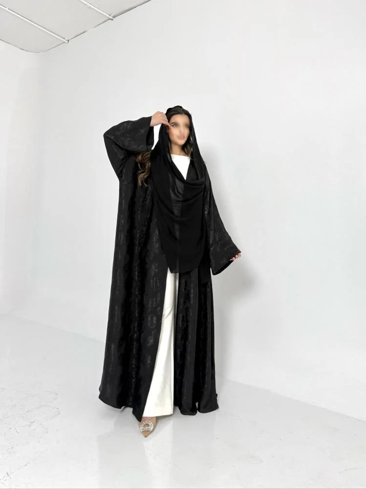 عباية حرير جاكار قصة ربع بشت