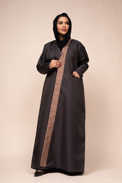 عباية جاكيت تفته اسود